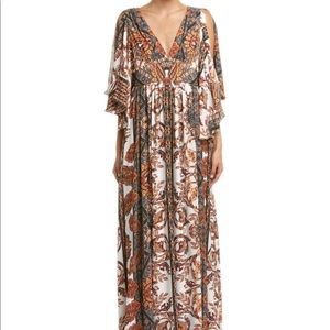 Free People Natural Fern Maxi Dress 0